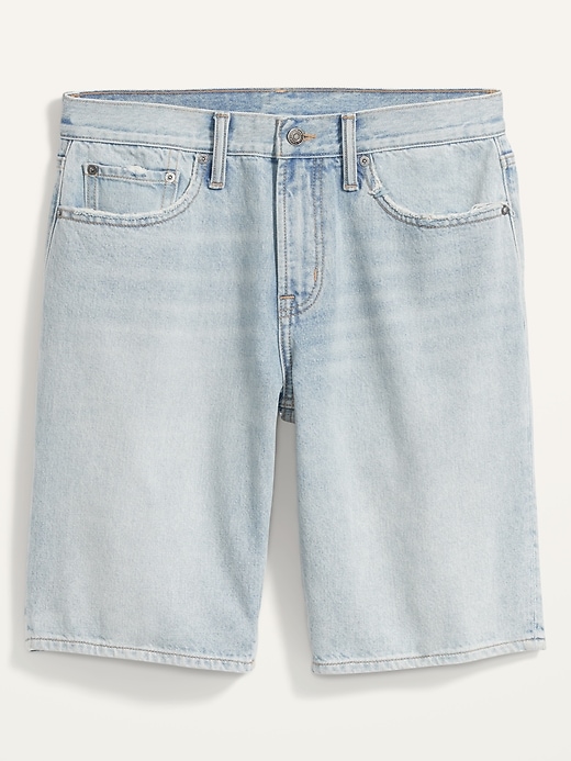Image number 4 showing, Original Loose Light-Wash Jean Shorts -- 9.5-inch inseam