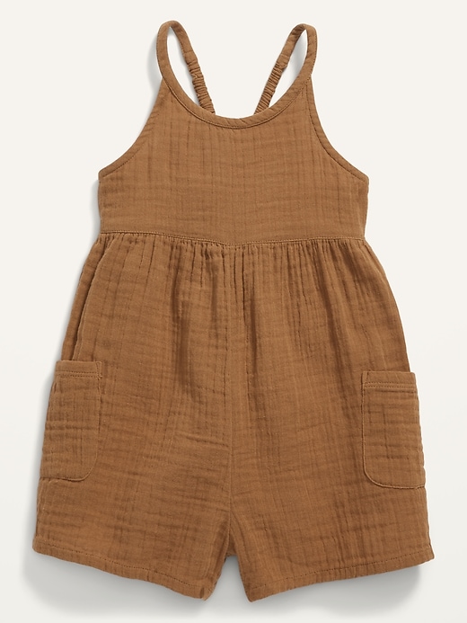 Combinaison Romper Old Navy Pour Bébé, Corail, Taille 18-24 Mois, Neuf