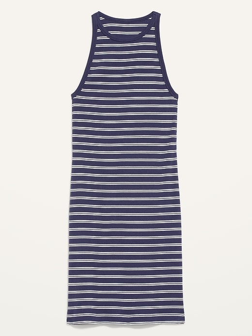 Fitted Striped Rib-Knit Mini Tank Dress for Women | Old Navy