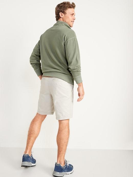 Image number 2 showing, Straight Lived-In Khaki Shorts -- 9-inch inseam