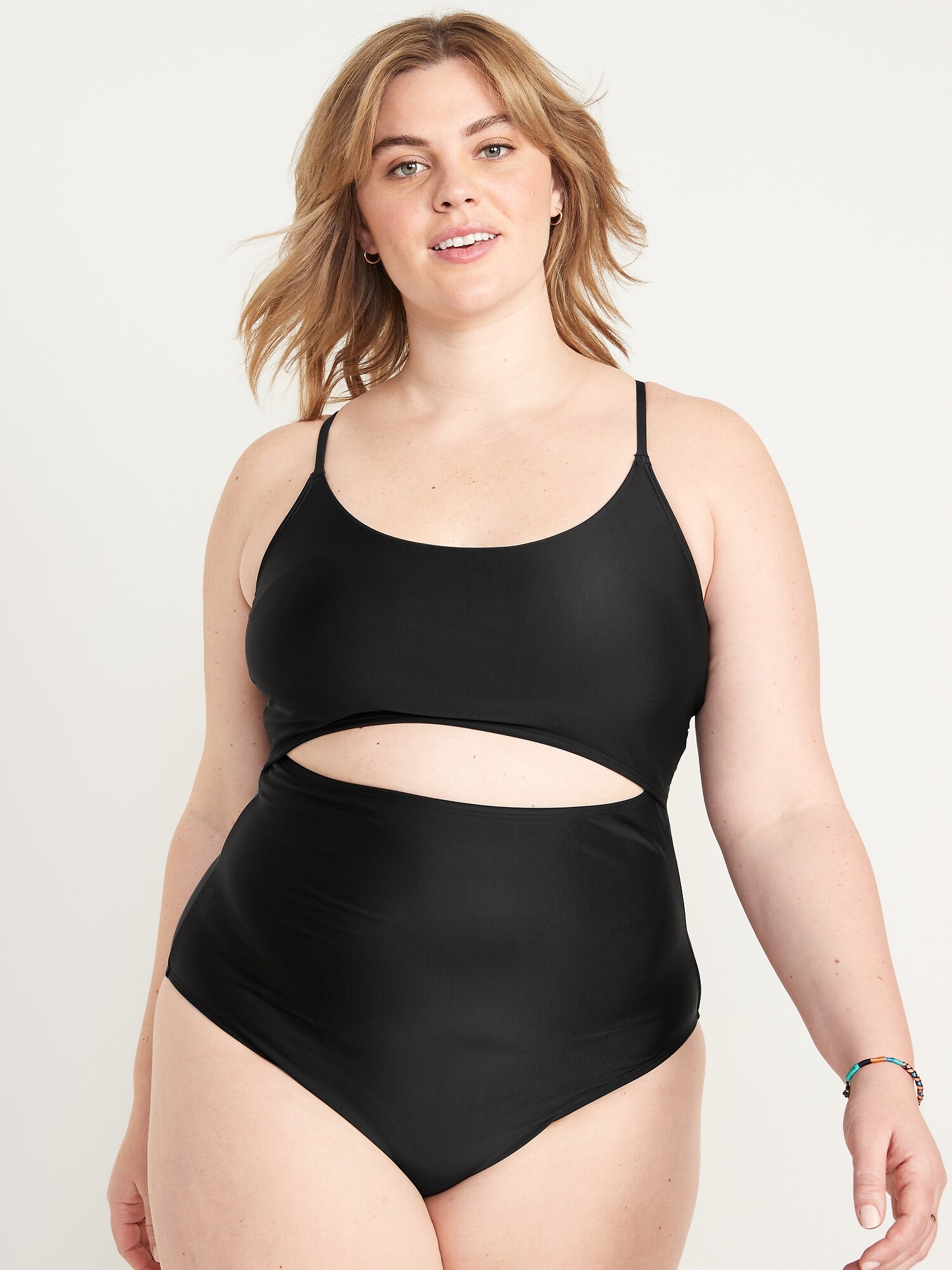 Cutout One Piece Swimsuit Old Navy