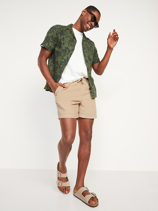 Image number 3 showing, Relaxed Corduroy Jogger Shorts -- 5.5-inch inseam