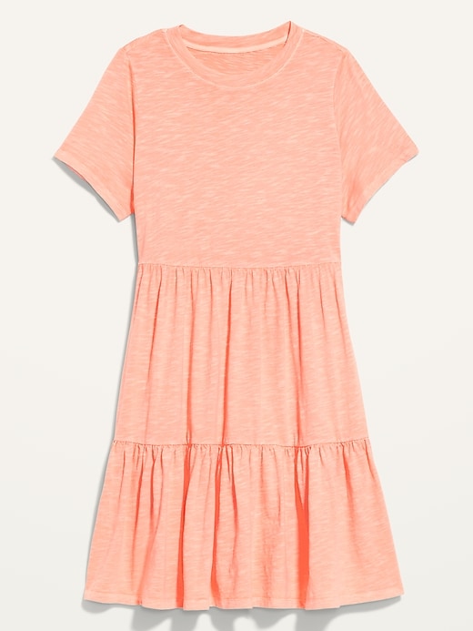 Short-Sleeve Tiered Mini Swing Dress | Old Navy Short-Sleeve Tiered Mini Swing Dress | Old Navy