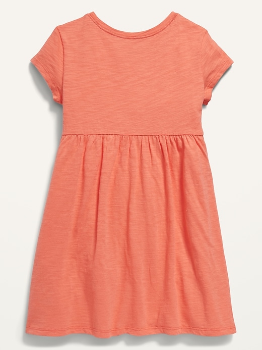 View large product image 2 of 2. Jersey-Knit Fit & Flare Dress for Toddler Girls