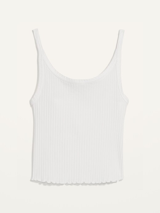 Image number 4 showing, Fitted Ribbed Tank Top