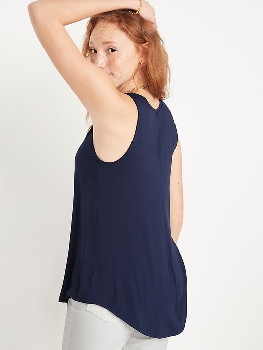 Image number 6 showing, Luxe Scoop-Neck Tank for Women
