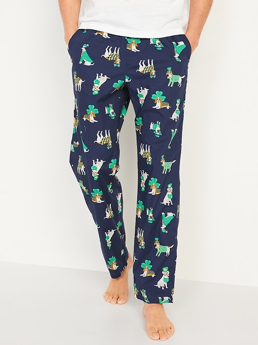 Old Navy - Printed Poplin Pajama Pants for Men