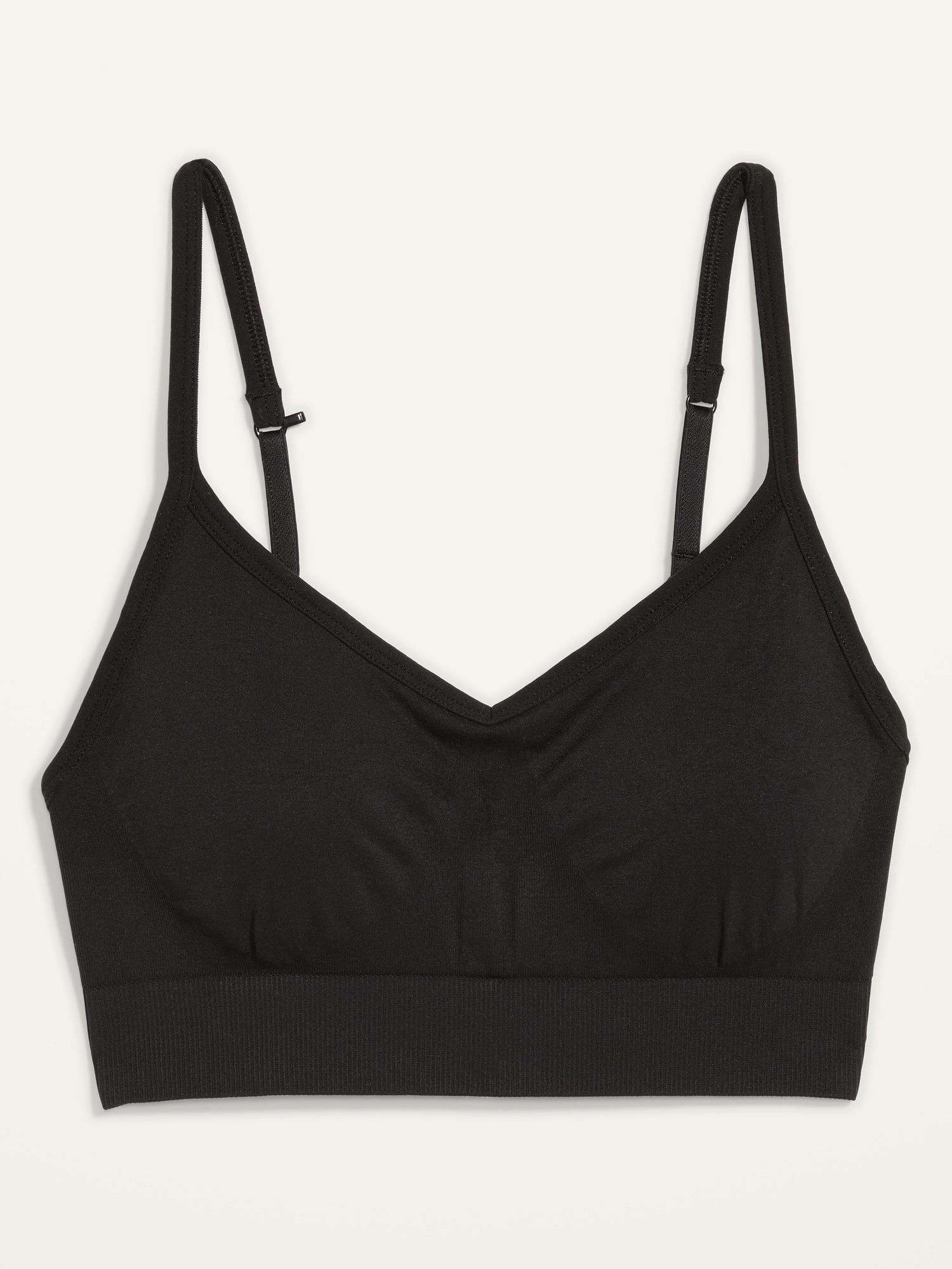 Light Support Seamless Convertible Racerback Sports Bra for Women XS