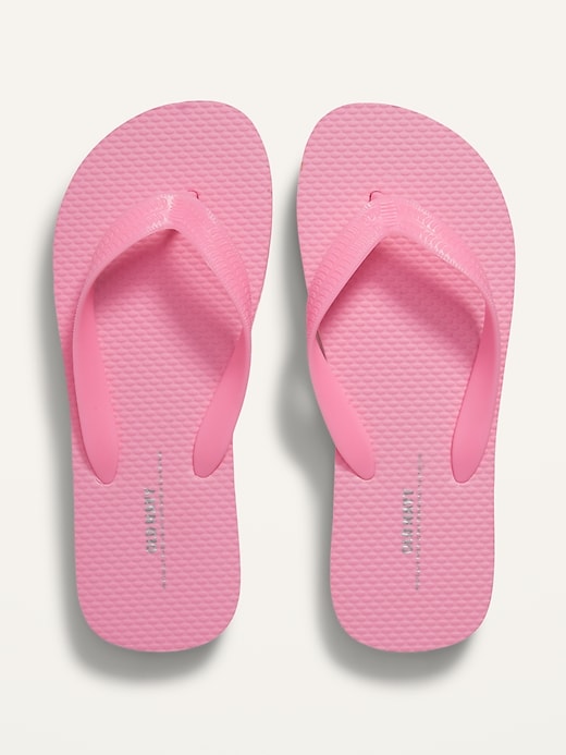 Old Navy Flip-Flop Sandals for Girls (Partially Plant-Based). 1