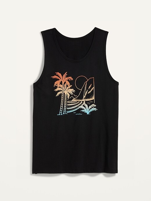Image number 4 showing, Soft-Washed Graphic Tank Top