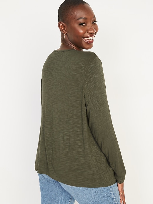 old navy luxe long sleeve tunic