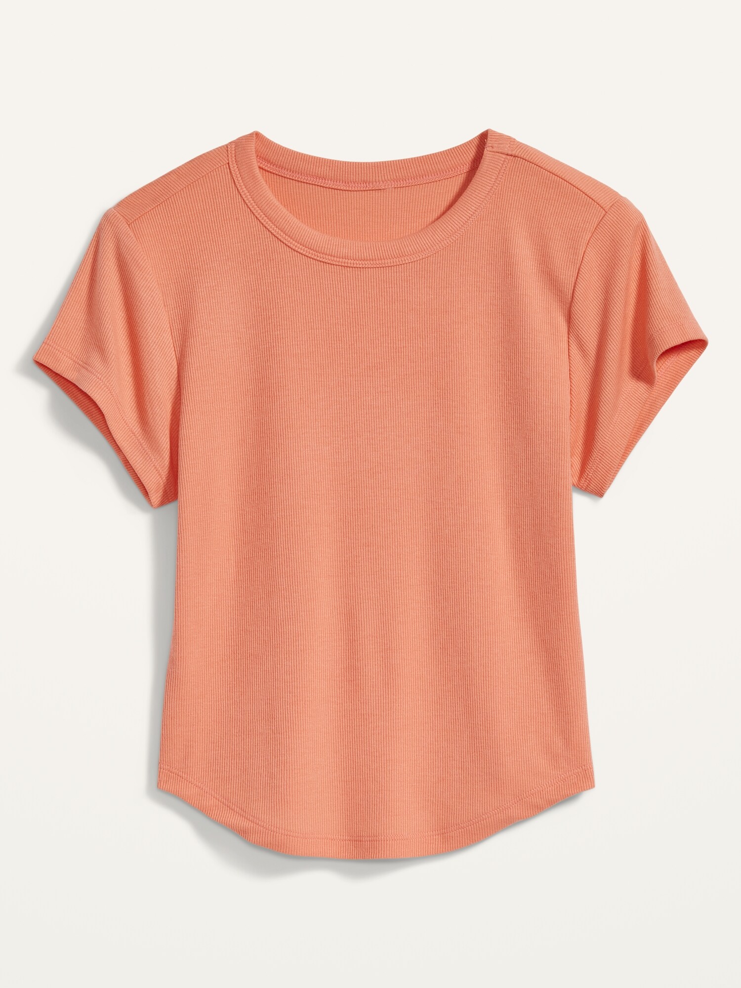 ShortSleeve UltraLite Cropped RibKnit TShirt for Women Old Navy