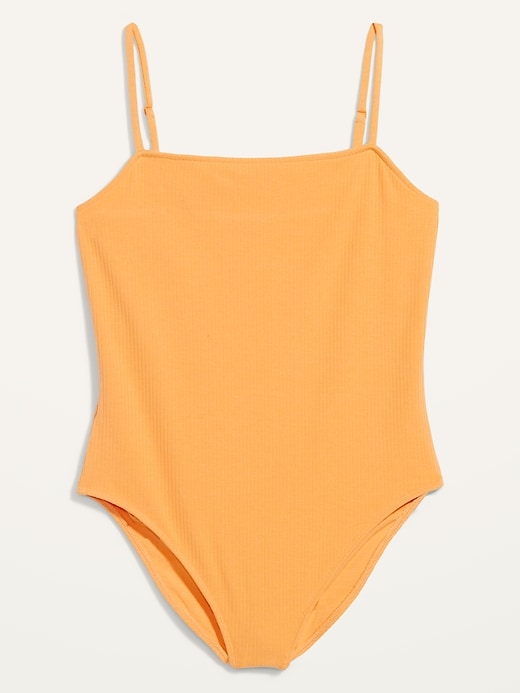 Fitted Cami Rib-Knit Bodysuit for Women | Old Navy
