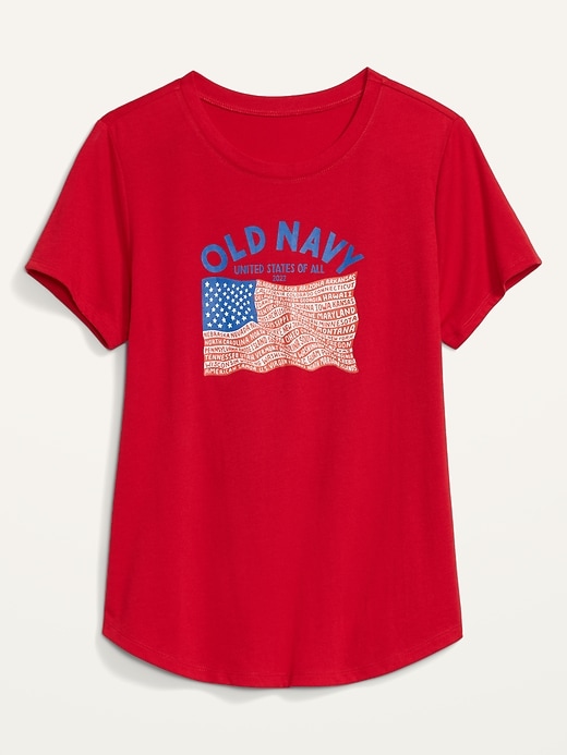 Image number 3 showing, 2022 "United States of All" Flag Graphic T-Shirt
