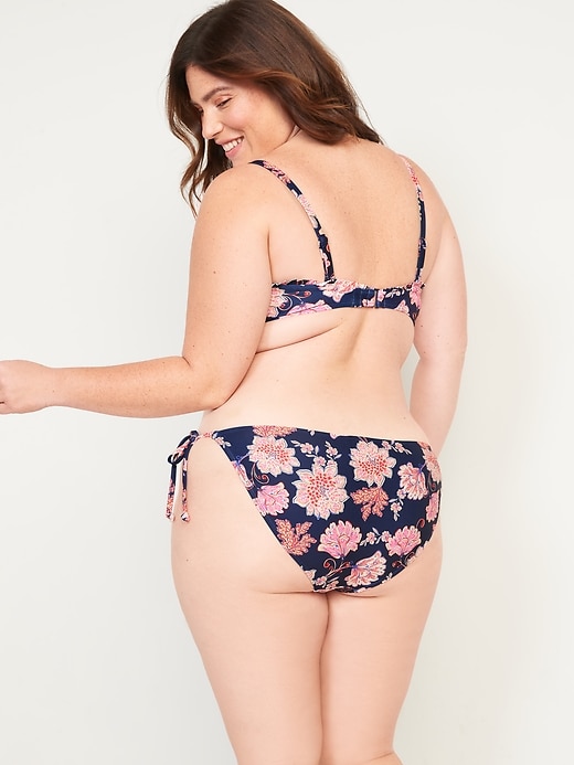 Image number 8 showing, Low-Rise String Bikini Swim Bottoms