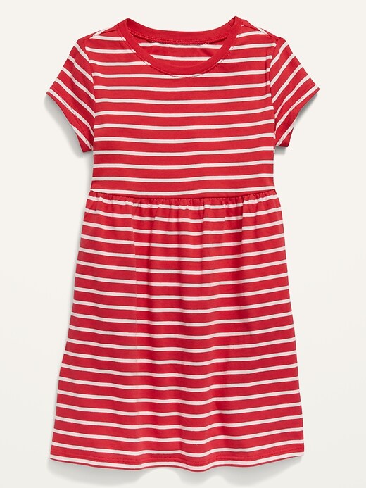 Old Navy Jersey-Knit Short-Sleeve Dress for Toddler Girls. 1