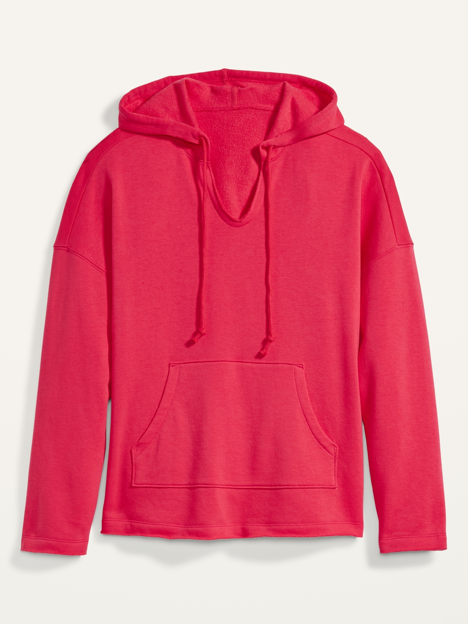 Oversized Raw-Hem Pullover Hoodie for Women | Old Navy