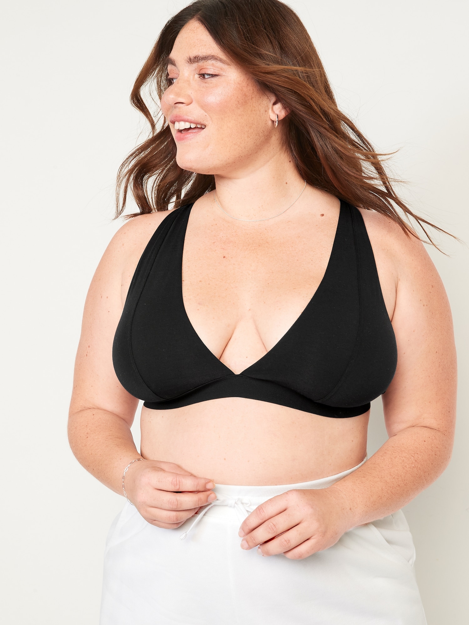 In Action Padded Bra Top with Supima® Cotton Lining