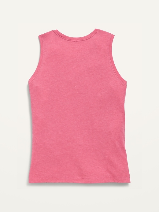 View large product image 2 of 2. Sleeveless Graphic Tank Top for Girls
