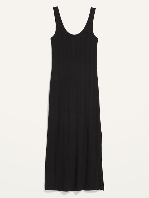Fitted Sleeveless Rib-Knit Midi Dress for Women | Old Navy