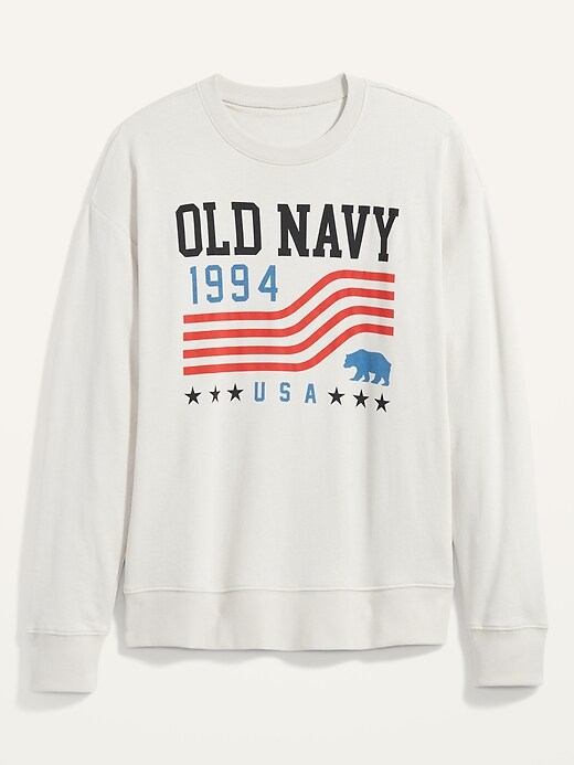 Image number 4 showing, Logo-Graphic French Terry Sweatshirt