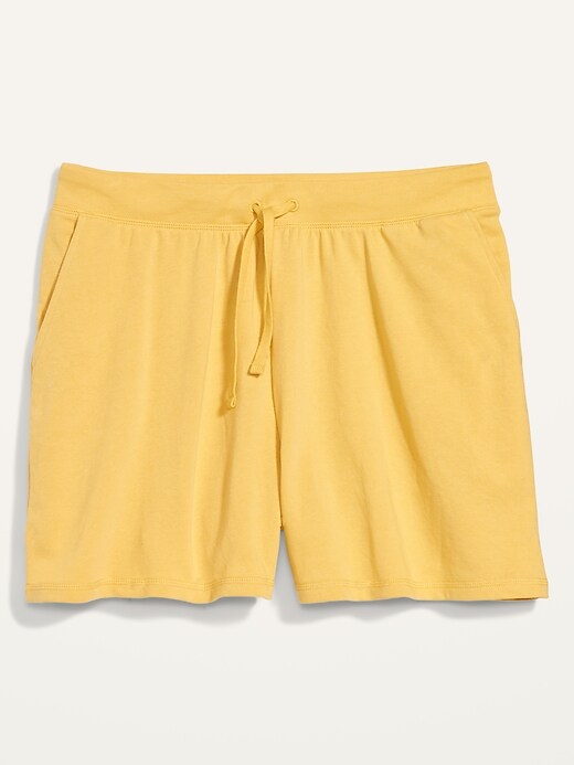 Image number 4 showing, Extra High-Waisted Vintage French Terry Sweat Shorts -- 3-inch inseam