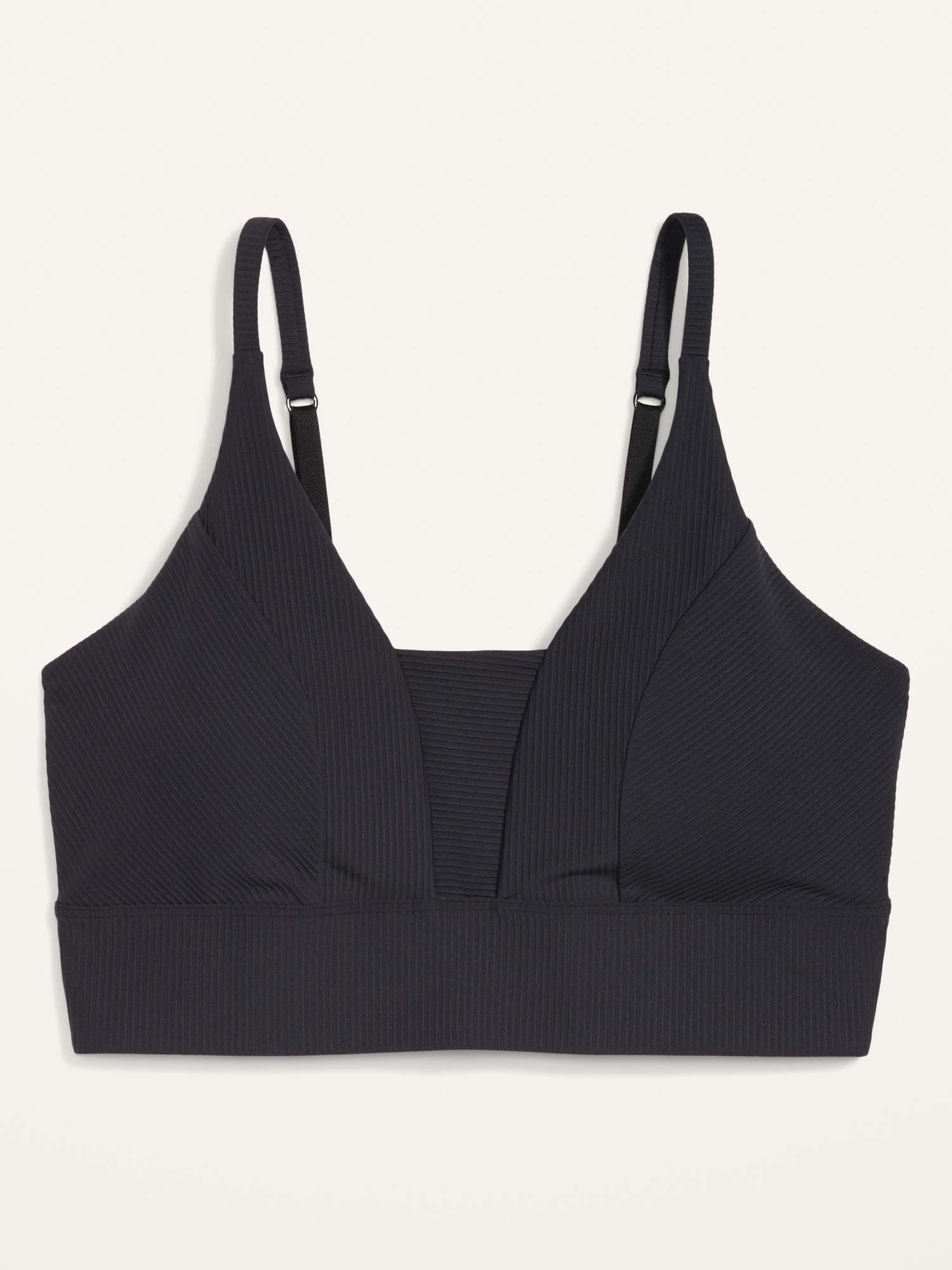 Light Support PowerSoft Ribbed Sports Bra | Old Navy
