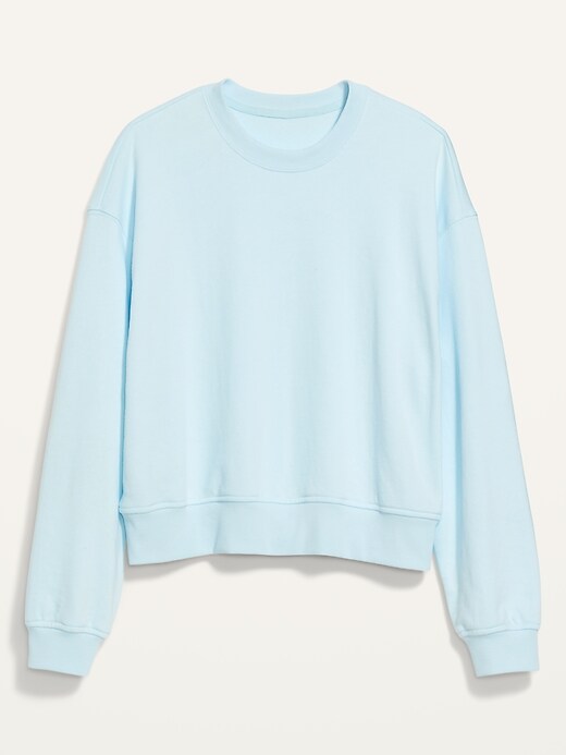 Image number 4 showing, Cropped Vintage French-Terry Sweatshirt