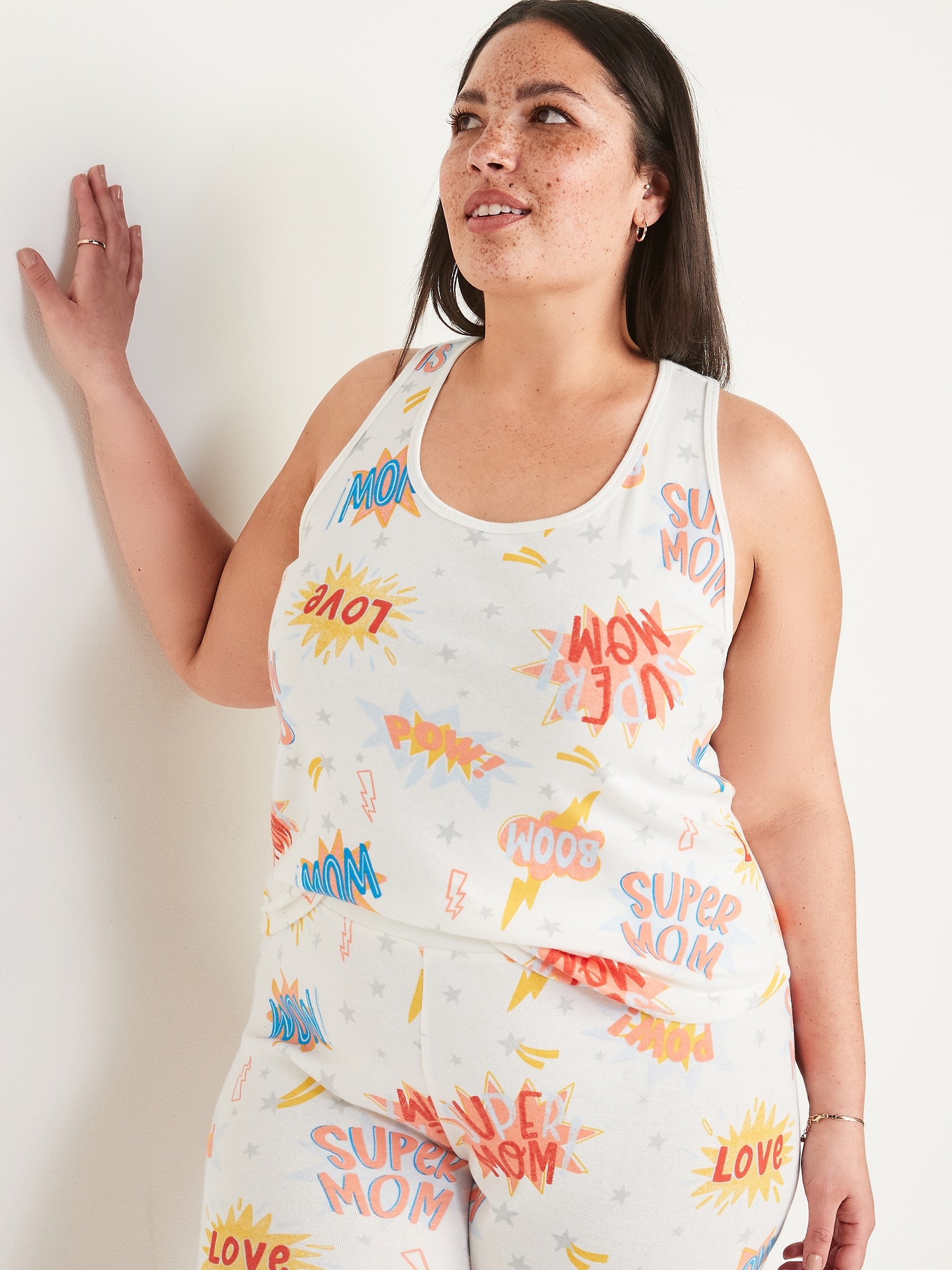 Matching Print Pajama Tank Top Old Navy