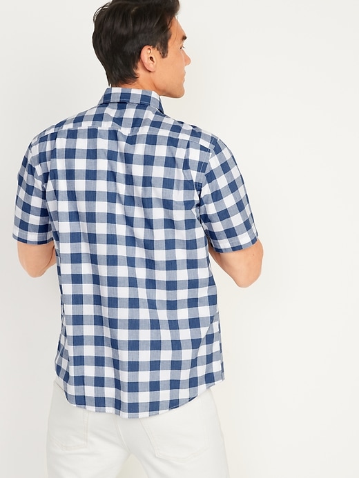 Image number 2 showing, Gingham Built-In Flex Everyday Short-Sleeve Shirt
