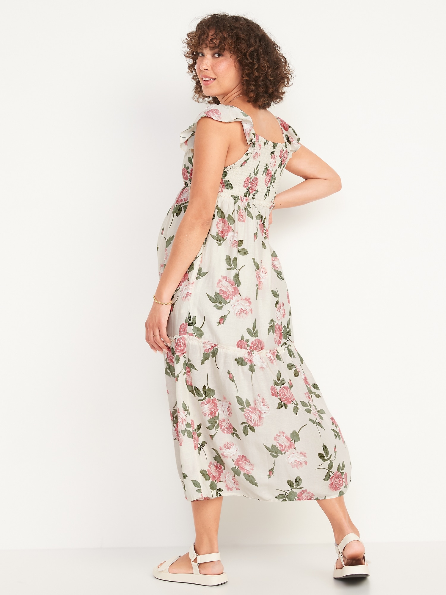 old navy maternity maxi dress