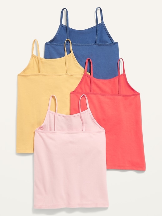View large product image 2 of 2. 4-Pack Fitted Cami Tops for Toddler Girls