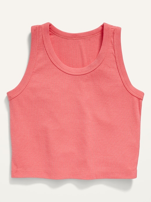 View large product image 2 of 3. Cropped UltraLite Rib-Knit Performance Tank for Girls
