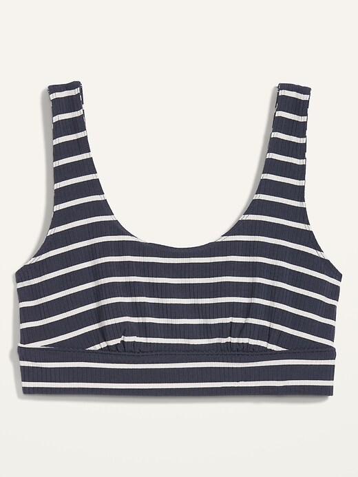 Image number 4 showing, Sunday Sleep Striped Rib-Knit Bralette Top