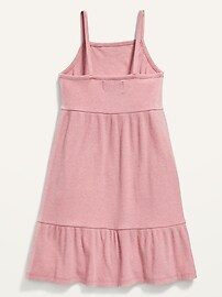 View large product image 3 of 3. Sleeveless Rib-Knit Fit & Flare Dress for Girls