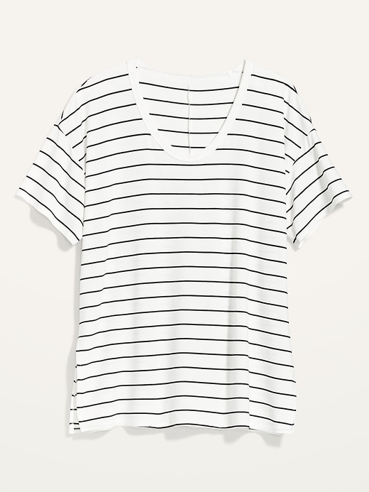 Image number 4 showing, Luxe Scoop-Neck Tunic T-Shirt