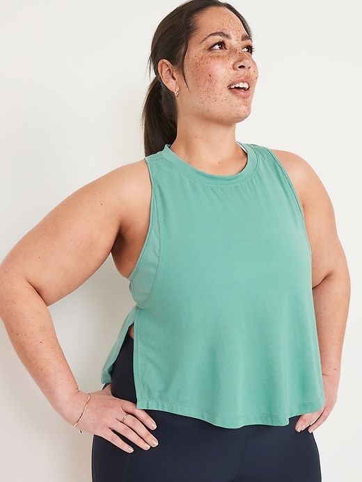 Image number 4 showing, UltraLite Sleeveless Cropped Top
