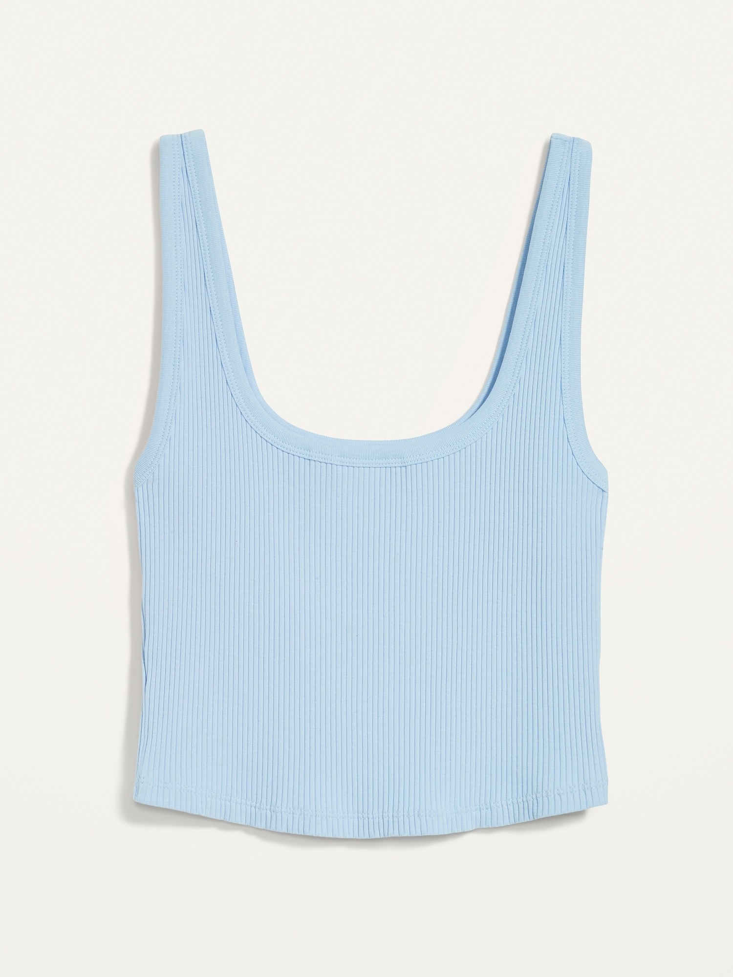 Fitted Ultra-Cropped Rib-Knit Tank Top | Old Navy