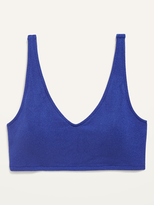 Image number 4 showing, V-Neck Terry Swim Top