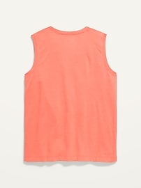 Image number 2 showing, Soft-Washed Graphic Sleeveless T-Shirt for Girls