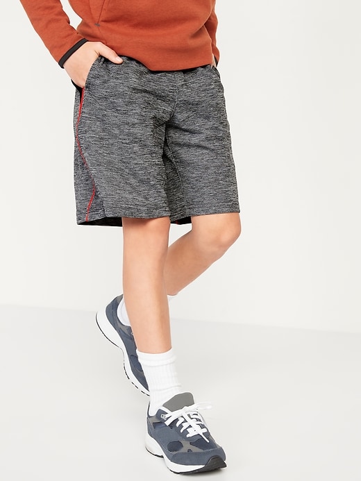 View large product image 1 of 3. Go-Dry Color-Blocked Mesh Shorts for Boys