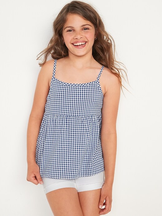 Old Navy Printed Tie-Back Cami Top for Girls. 1