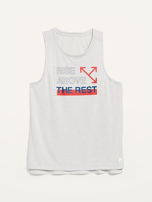 Image number 4 showing, Go-Dry Cool Odor-Contol Core Graphic Tank Top