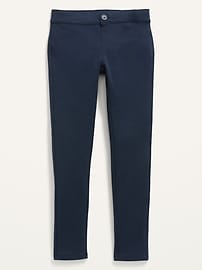 View large product image 3 of 4. School Uniform Ponte-Knit Jeggings for Girls