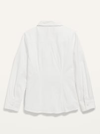 View large product image 3 of 3. School Uniform Long-Sleeve Shirt for Girls