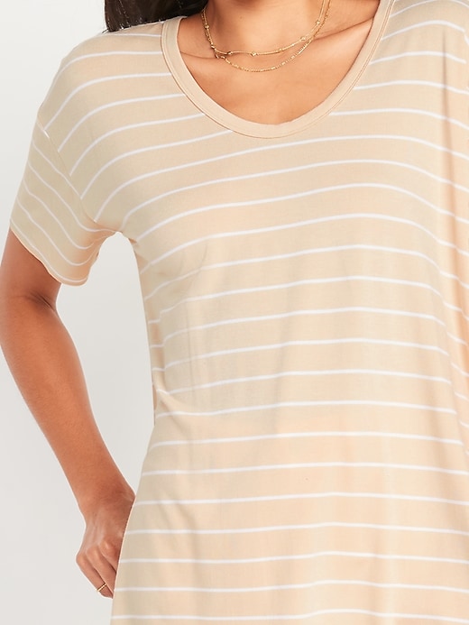 Image number 3 showing, Luxe Scoop-Neck Tunic T-Shirt