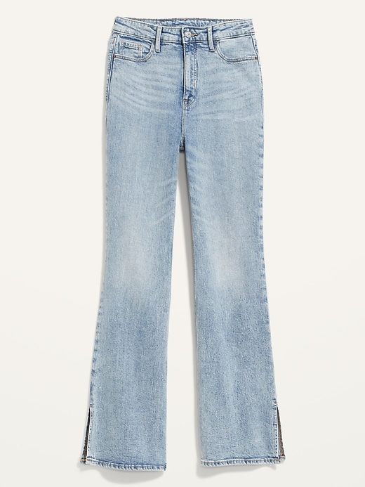 Image number 4 showing, Higher High-Waisted Side-Slit Flare Jeans for Women