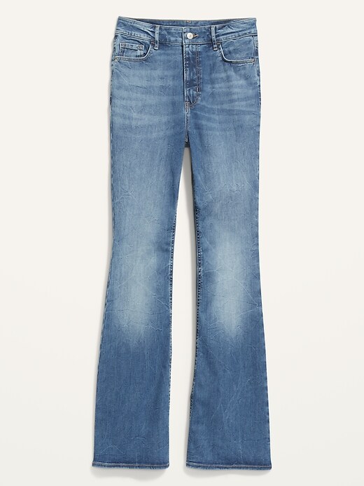 Image number 4 showing, FitsYou 3-Sizes-in-1 Extra High-Waisted Flare Jeans