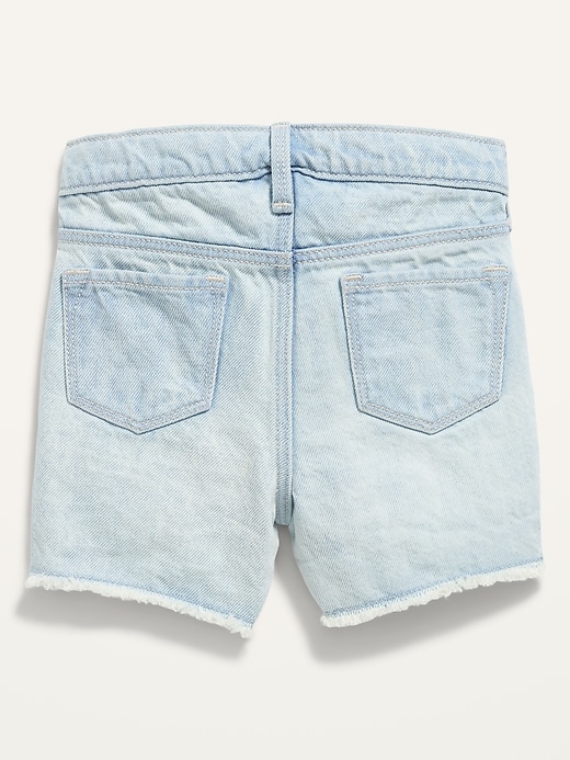 View large product image 2 of 2. Snap-Fly Jean Cut-Off Shorts for Toddler Girls