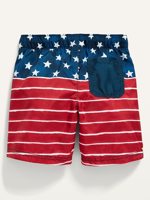 View large product image 2 of 3. Matching Americana Swim Trunks for Toddler Boys